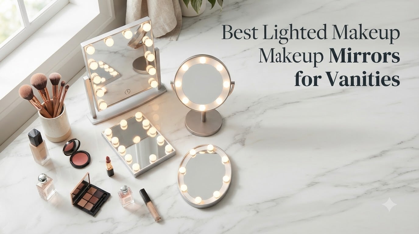 Best Lighted Makeup Mirrors for Vanities