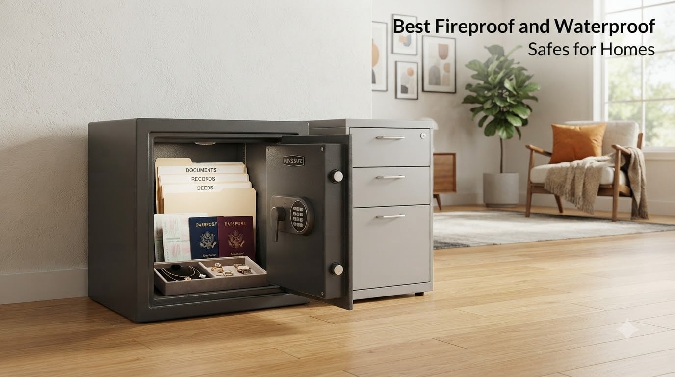 Best Fireproof and Waterproof Safes for Homes