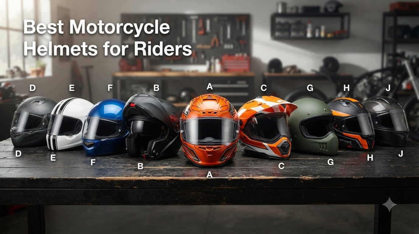 Best Motorcycle Helmets for Riders