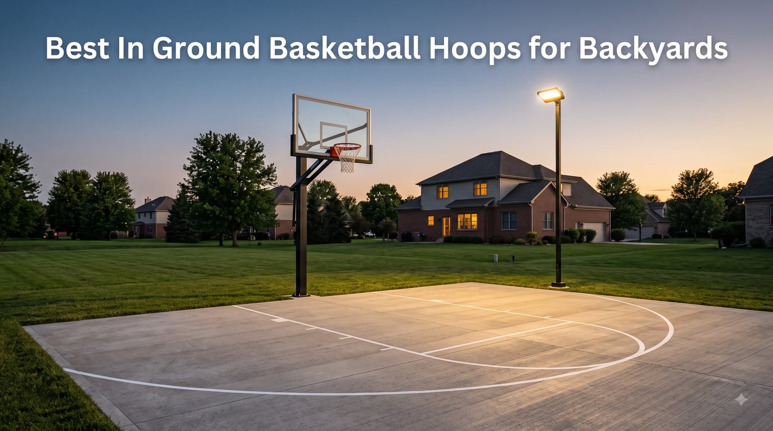 Best In Ground Basketball Hoops for Backyards
