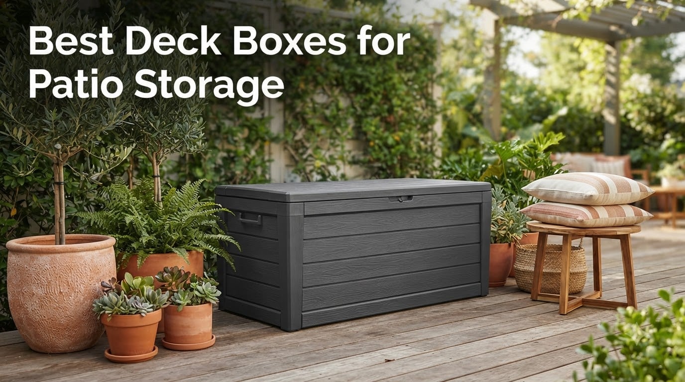 Best Deck Boxes for Patio Storage