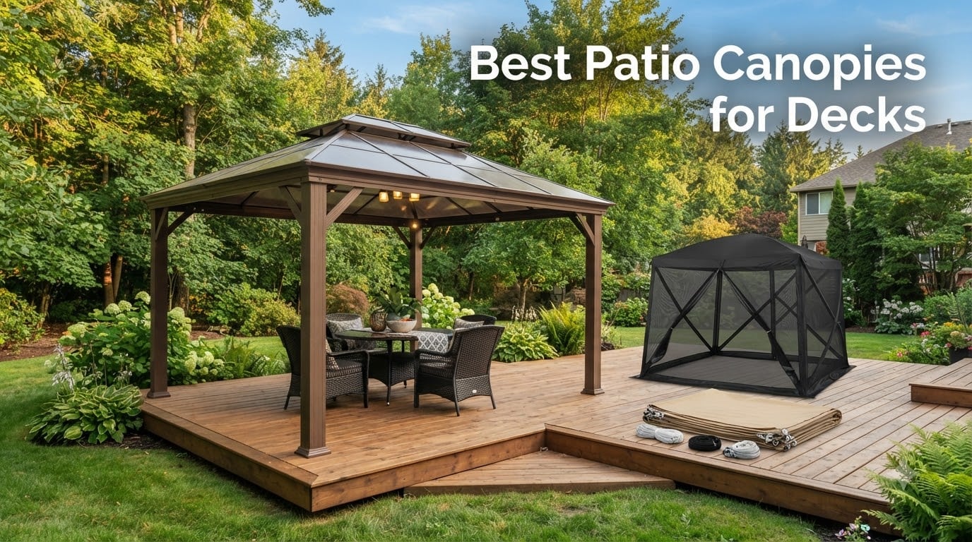 Best Patio Canopies for Decks