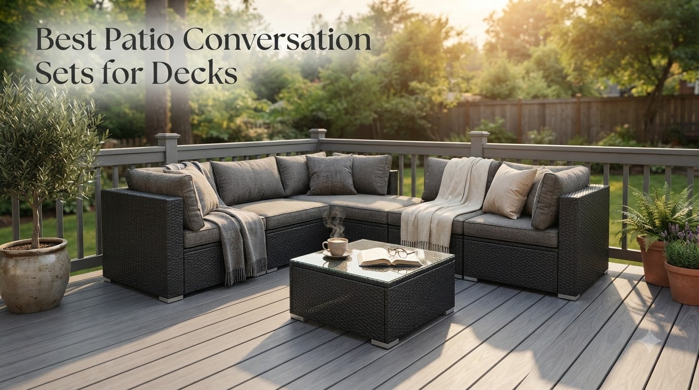 Best Patio Conversation Sets for Decks