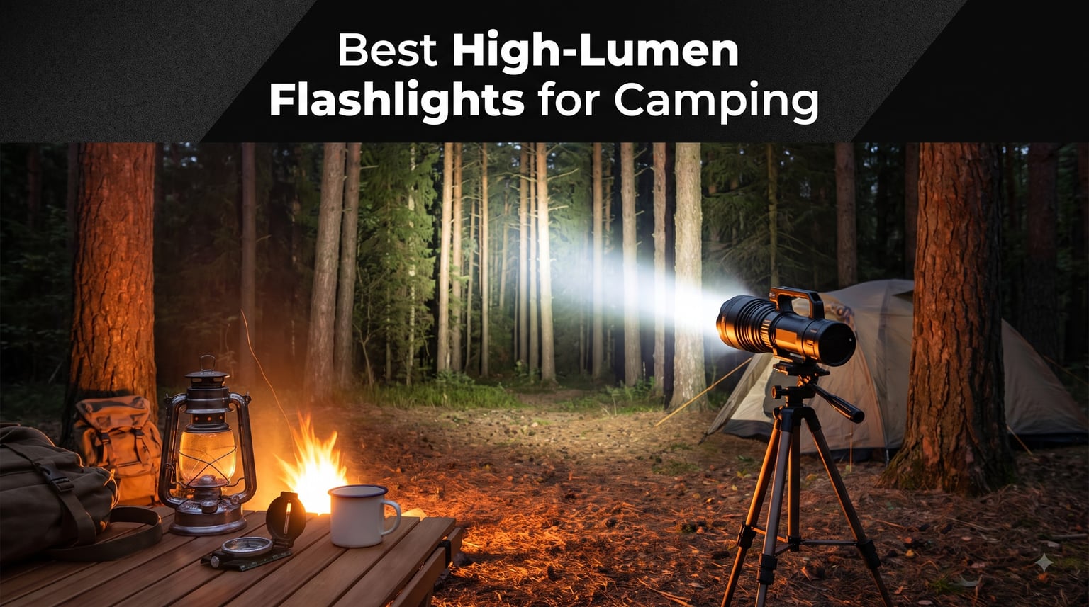 Best High-Lumen Flashlights for Camping
