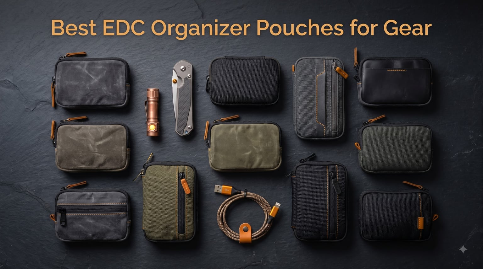 Best EDC Organizer Pouches for Gear