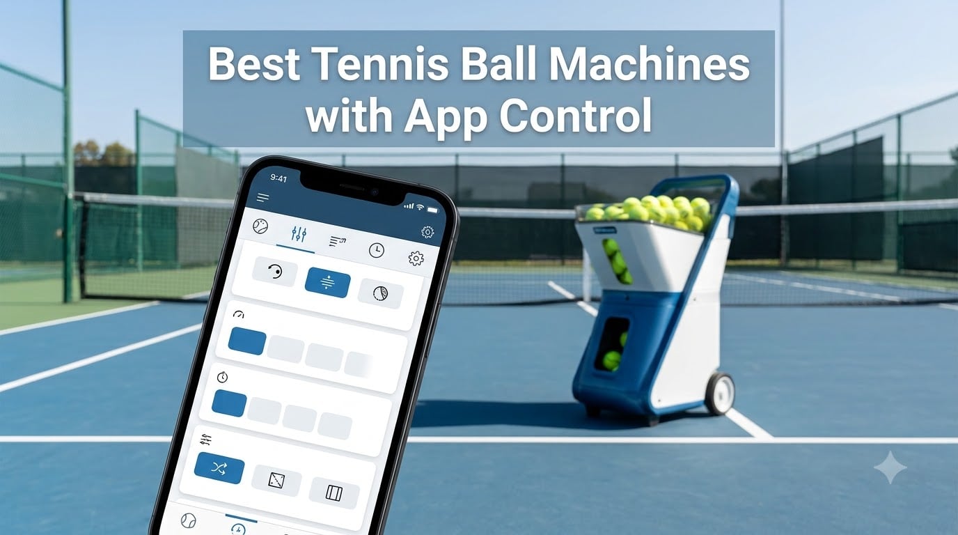 Best Tennis Ball Machines with App Control