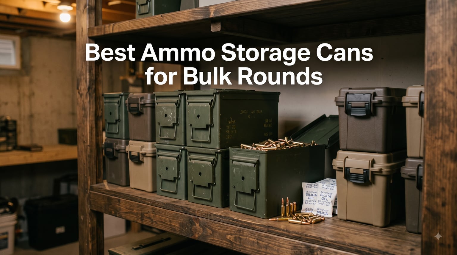 Best Ammo Storage Cans for Bulk Rounds