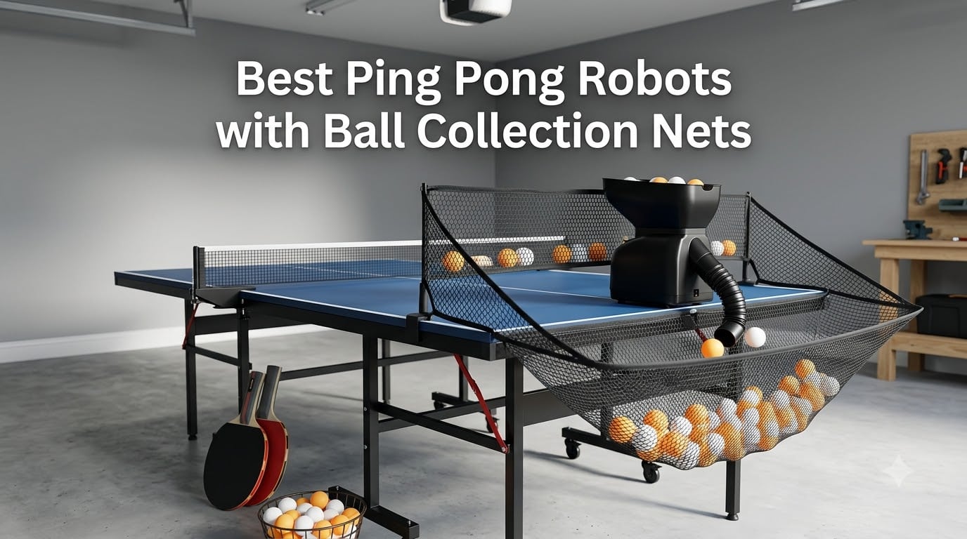 Best Ping Pong Robots with Ball Collection Nets