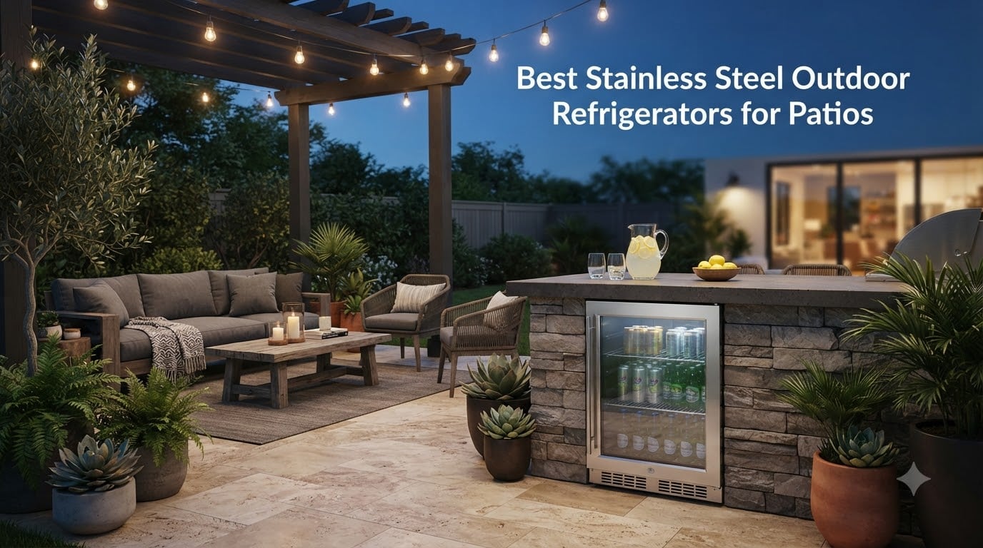 Best Stainless Steel Outdoor Refrigerators for Patios