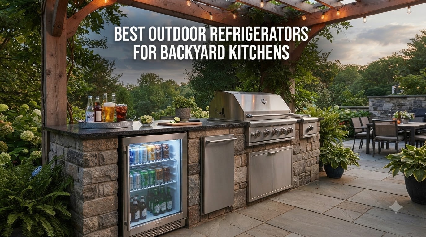 Best Outdoor Refrigerators for Backyard Kitchens