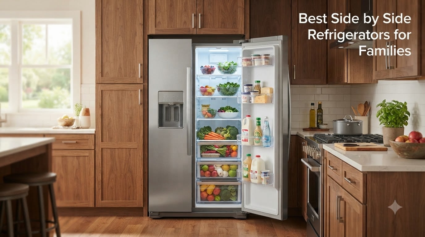 Best Side by Side Refrigerators for Families