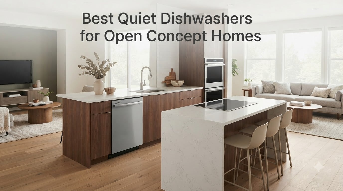 Best Quiet Dishwashers for Open Concept Homes