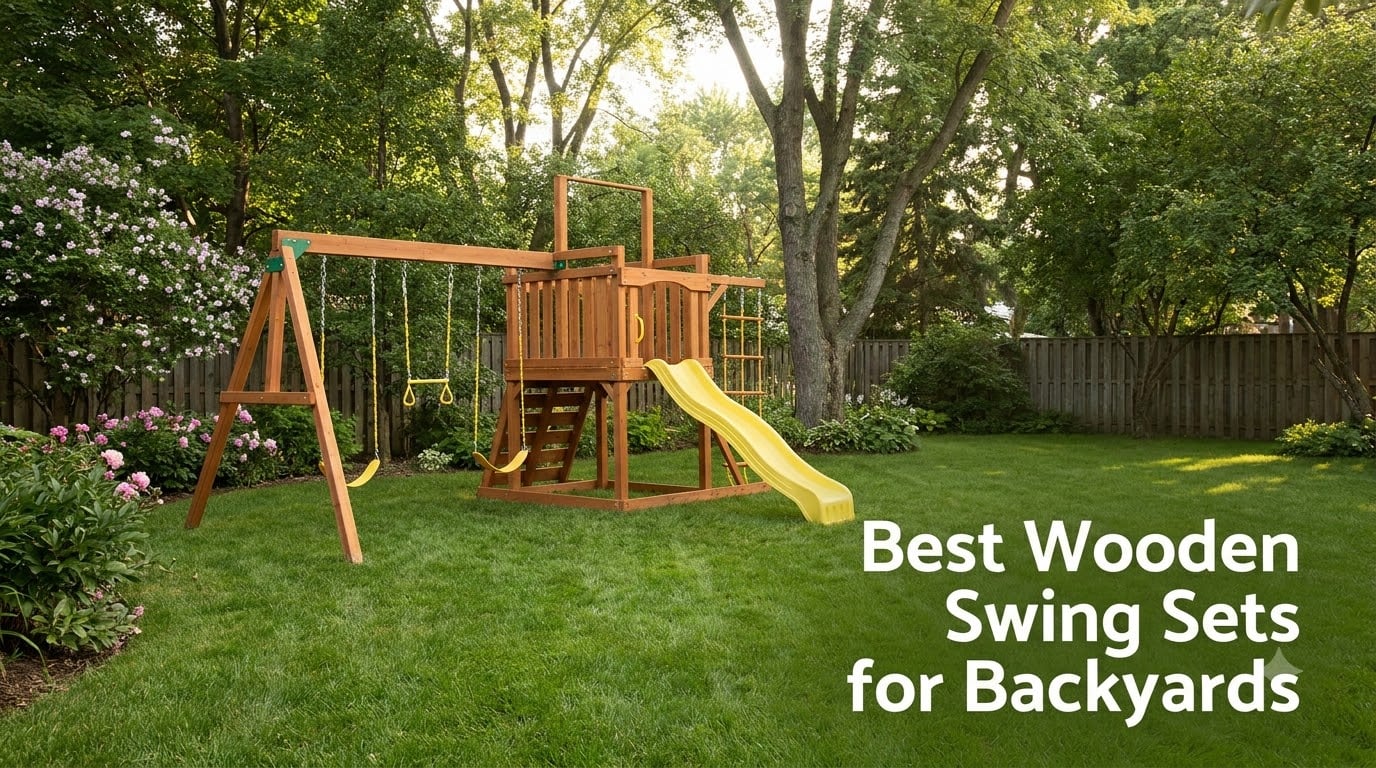 Best Wooden Swing Sets for Backyards
