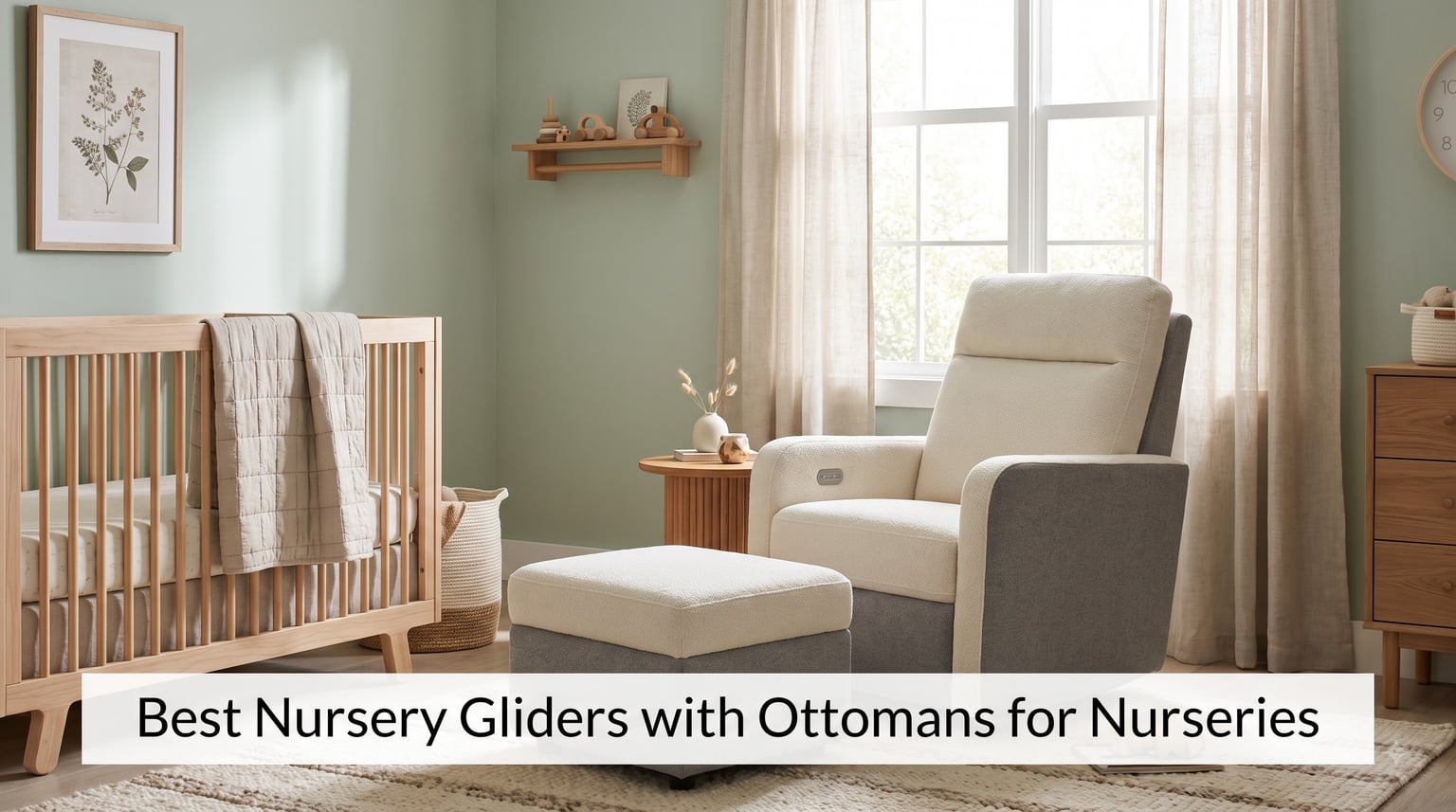 Best Nursery Gliders with Ottomans for Nurseries