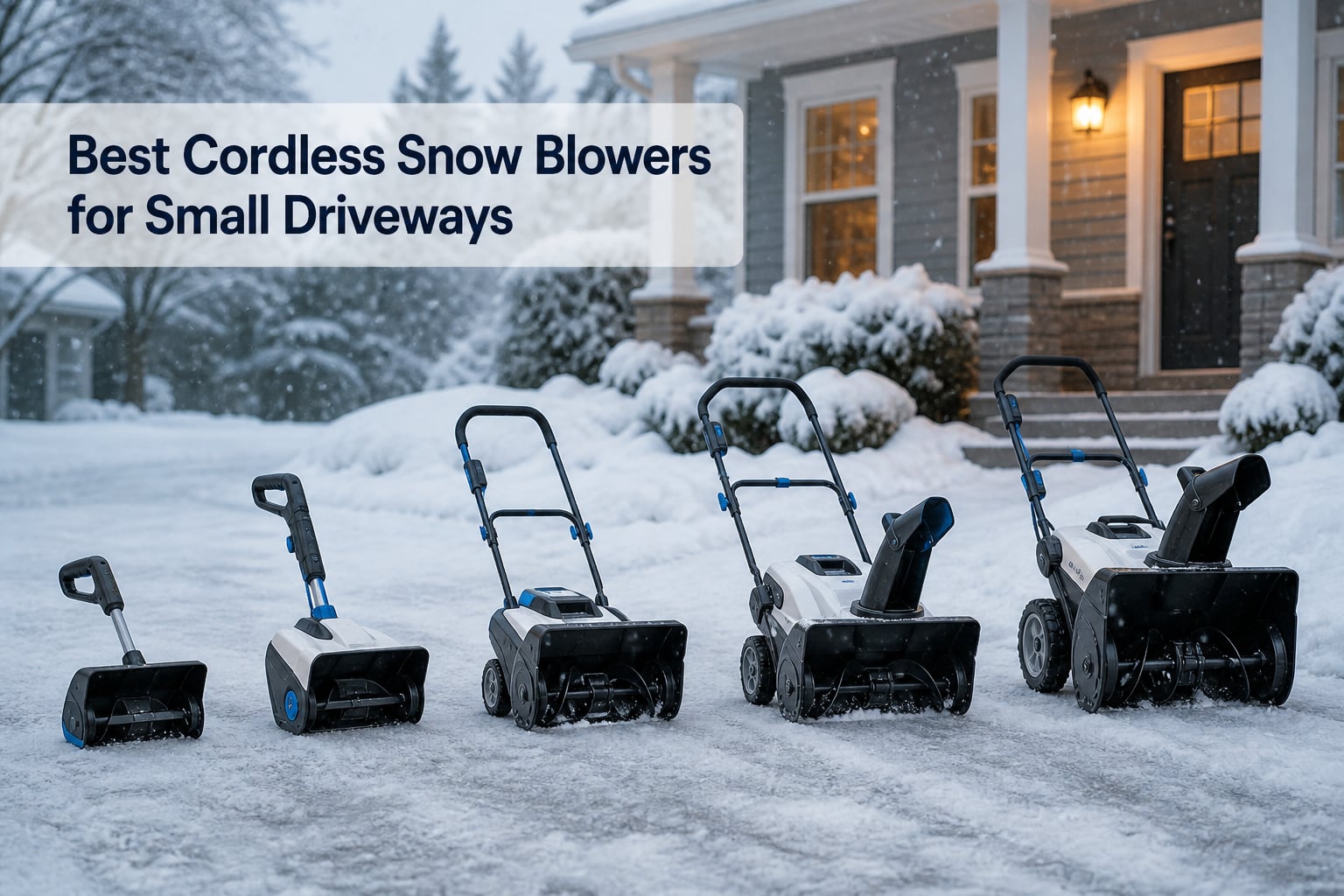 Best Cordless Snow Blowers for Small Driveways