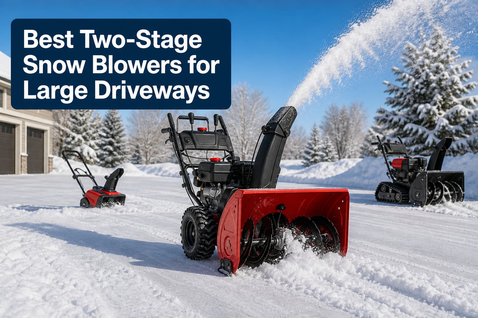 Best Two-Stage Snow Blowers for Large Driveways