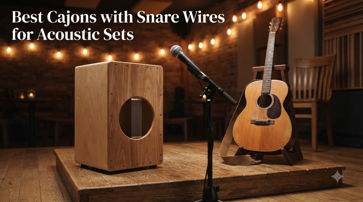 Best Cajons with Snare Wires for Acoustic Sets