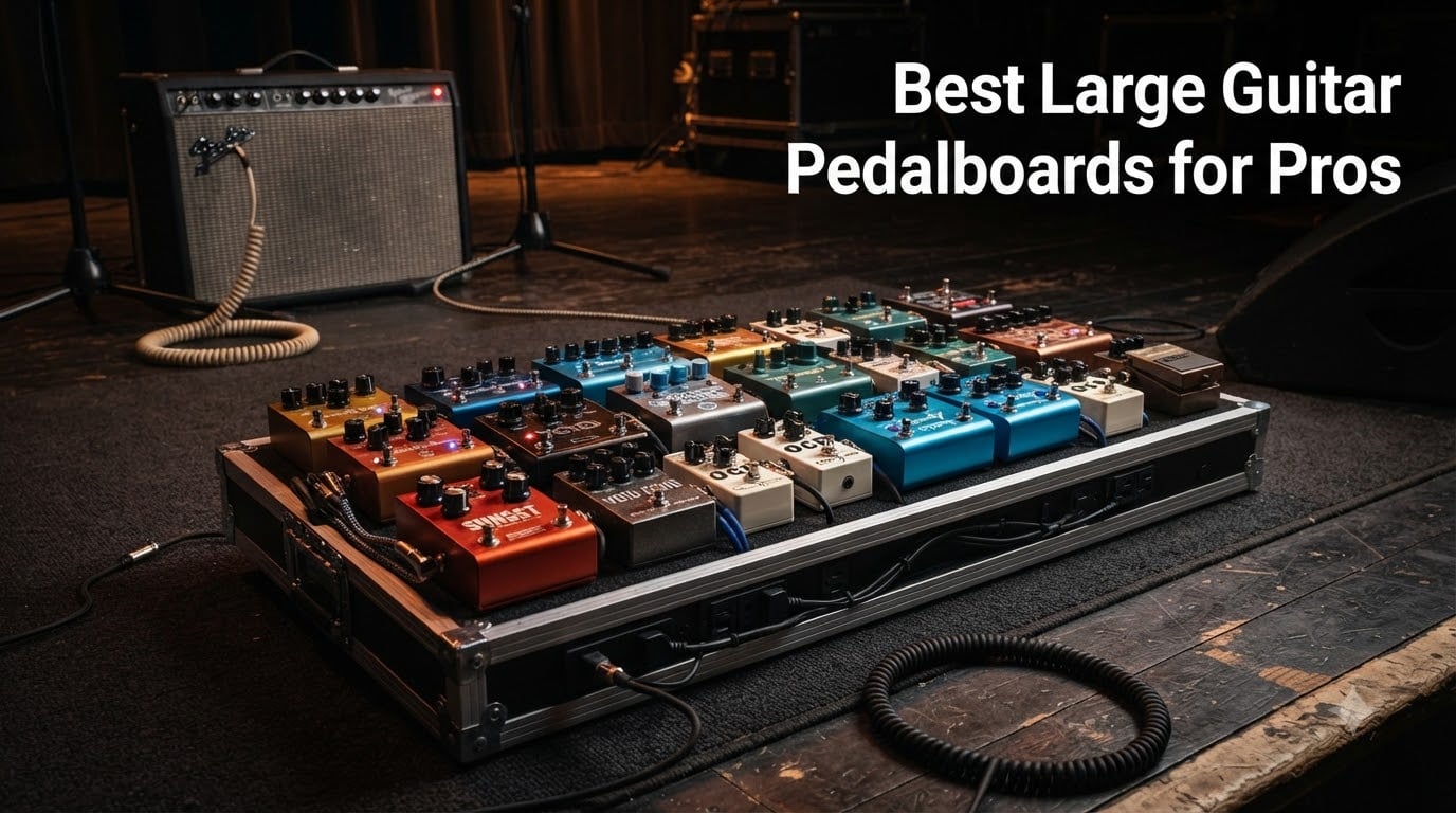 Best Large Guitar Pedalboards for Pros