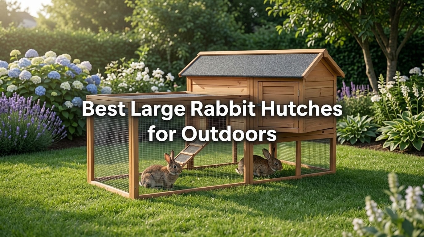 Best Large Rabbit Hutches for Outdoors