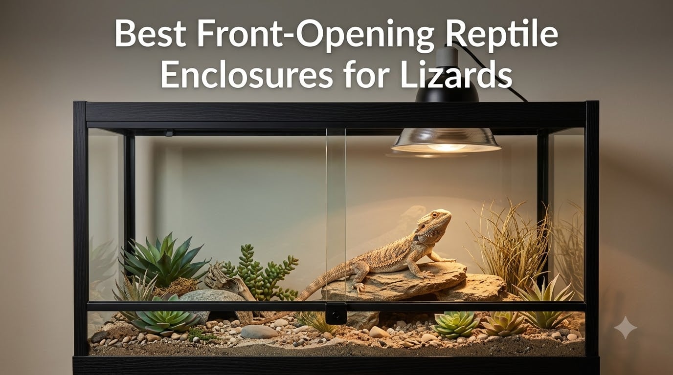 Best Front-Opening Reptile Enclosures for Lizards