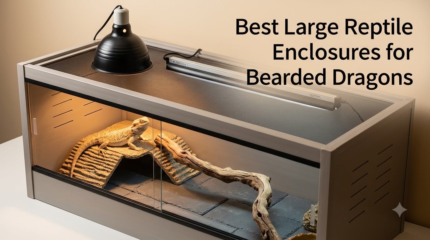 Best Large Reptile Enclosures for Bearded Dragons