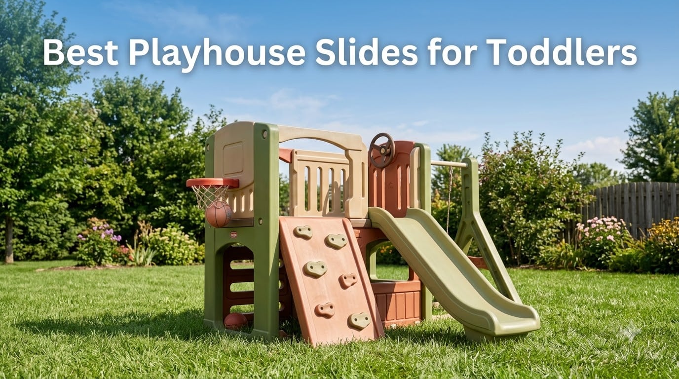 Best Playhouse Slides for Toddlers