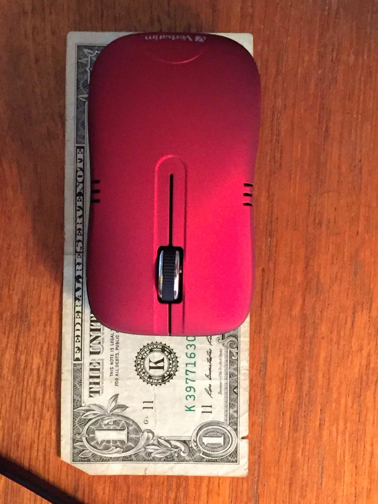 Verbatim 2.4G Wireless Mini Travel Optical Mouse with Nano Receiver for Mac and PC - Blue customer photo 2