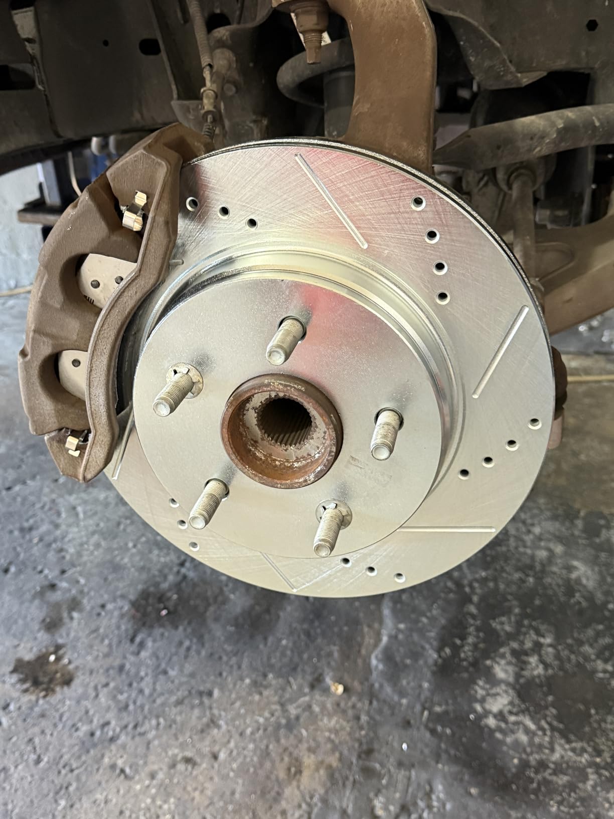 PowerStop Z36 Truck & Tow Brake Pad & Rotor Kit Front & Rear K2164-36 customer photo 1