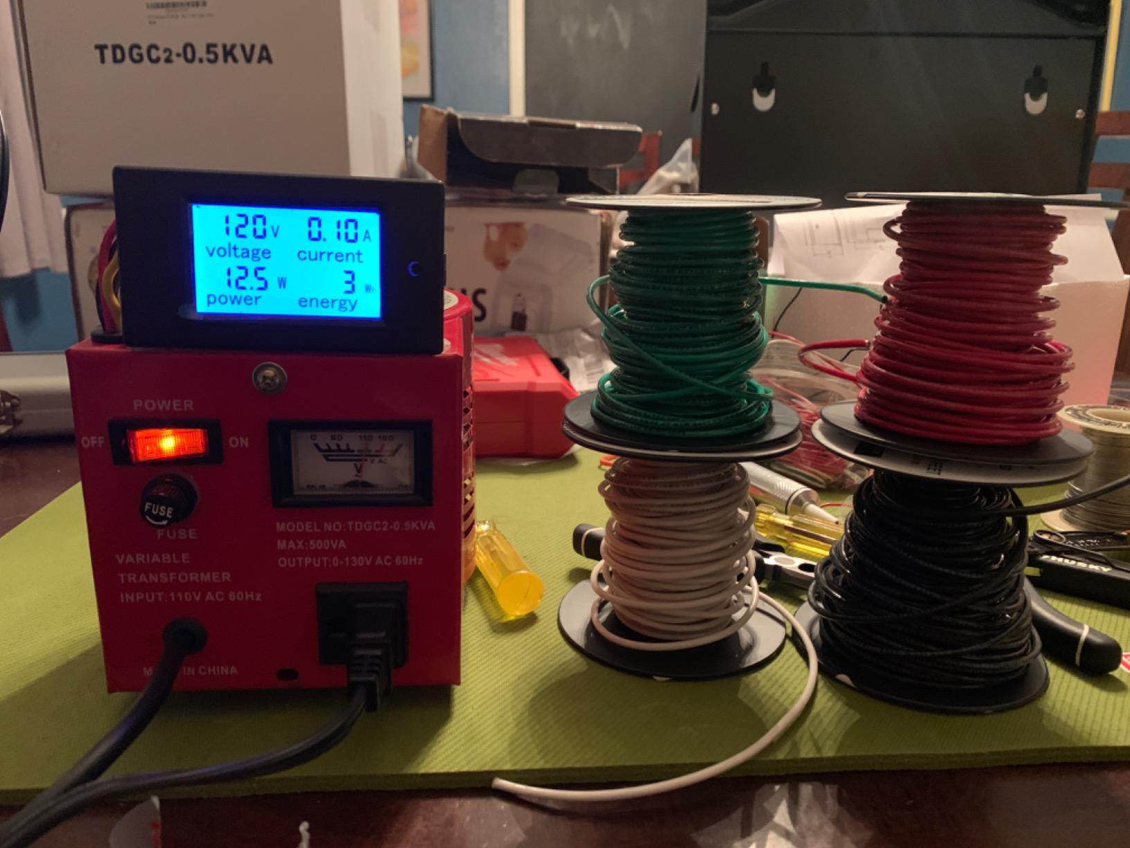 EX ELECTRONIX EXPRESS Variable Transformer, 500 VAC Max, 0-130 Volt Output, 5 Amp customer photo 2