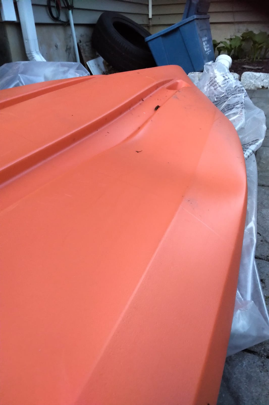 Emotion Spitfire Sit-On-Top Kayak, Orange, 9' customer photo 1