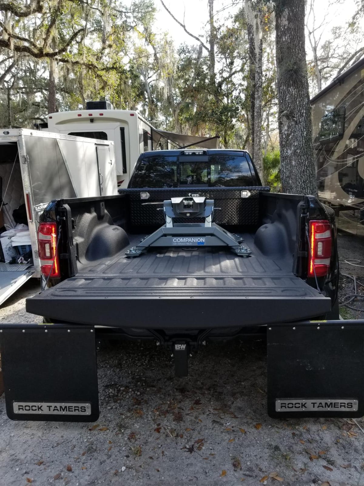 B&W Trailer Hitches 25K Companion OEM Fifth Wheel Hitch - Compatible with Ram OEM Puck System - RVK3600 customer photo 1