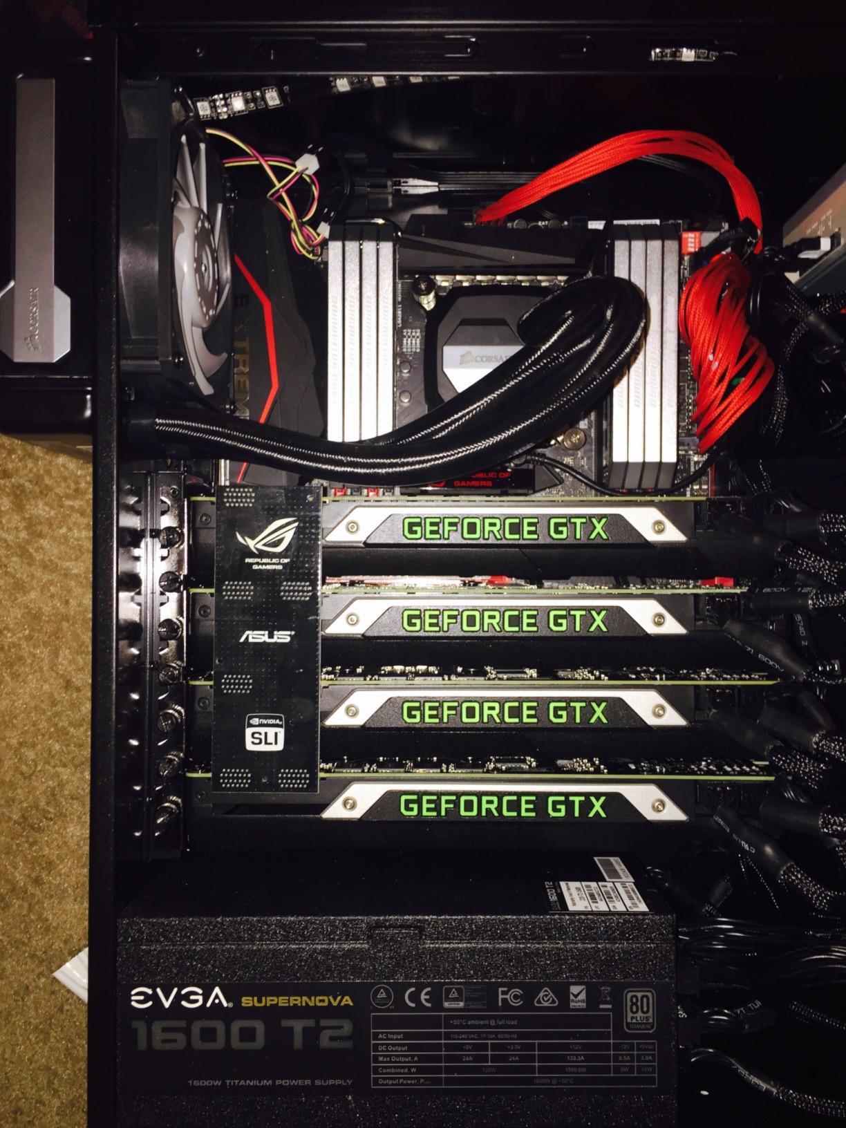 EVGA SuperNOVA 1600 T2 80+ TITANIUM, 1600W ECO Mode Fully Modular NVIDIA SLI and Crossfire Ready 10 Year Warranty Power Supply 220-T2-1600-X1 customer photo 1
