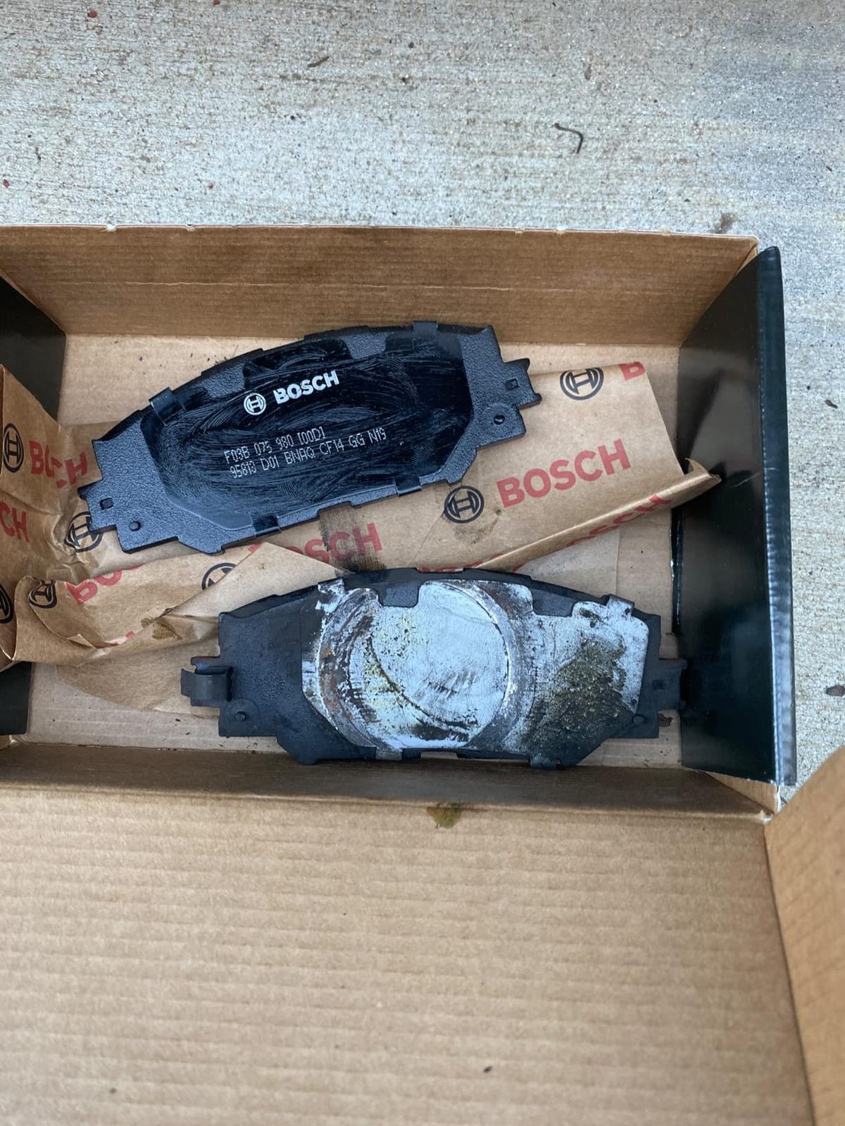 BOSCH BC1210 QuietCast Premium Ceramic Disc Brake Pad Set - Front customer photo 2