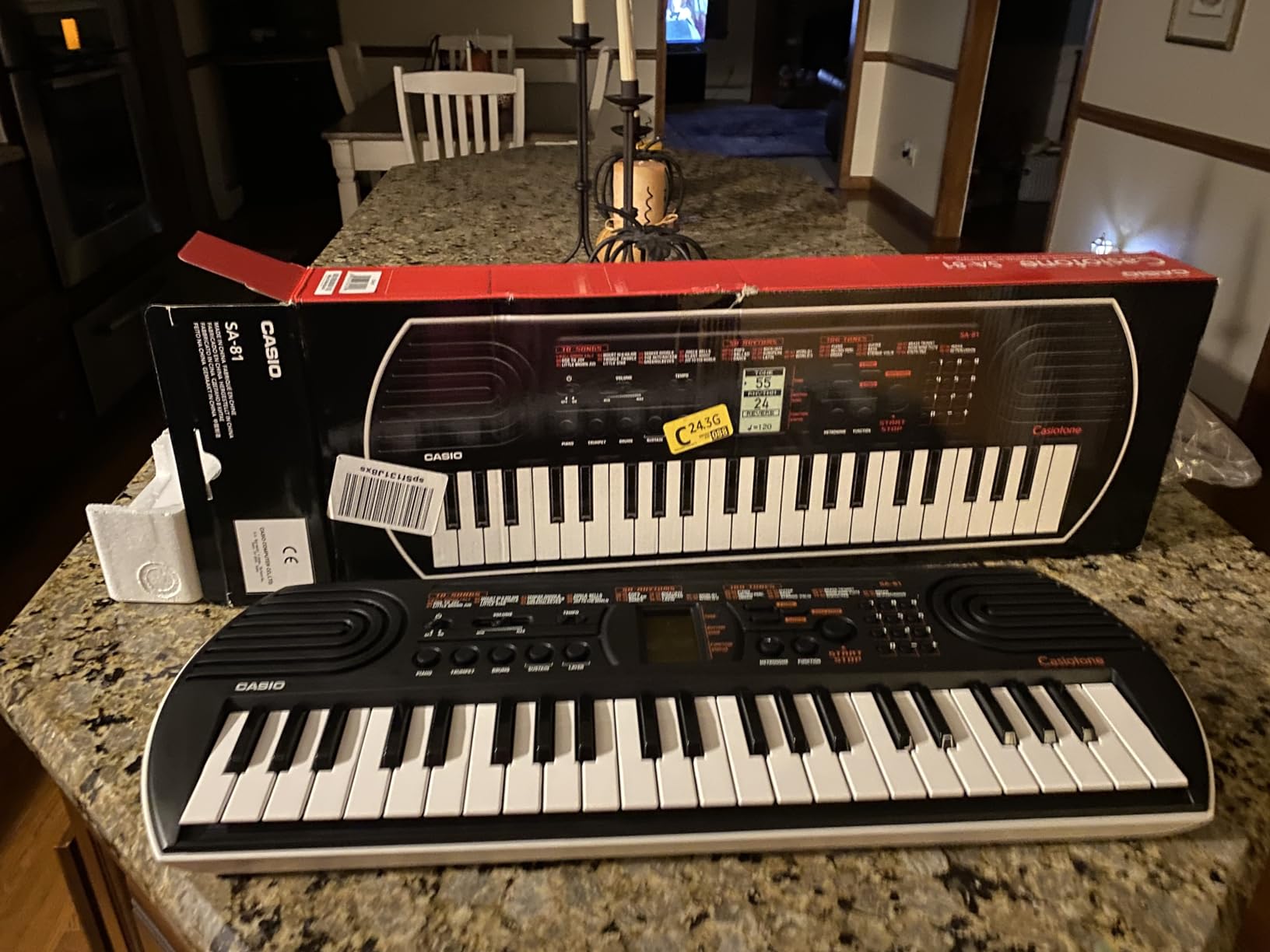 Casio Casiotone SA-81 Compact Keyboard | 100 Tones | 50 Rhythms customer photo 2