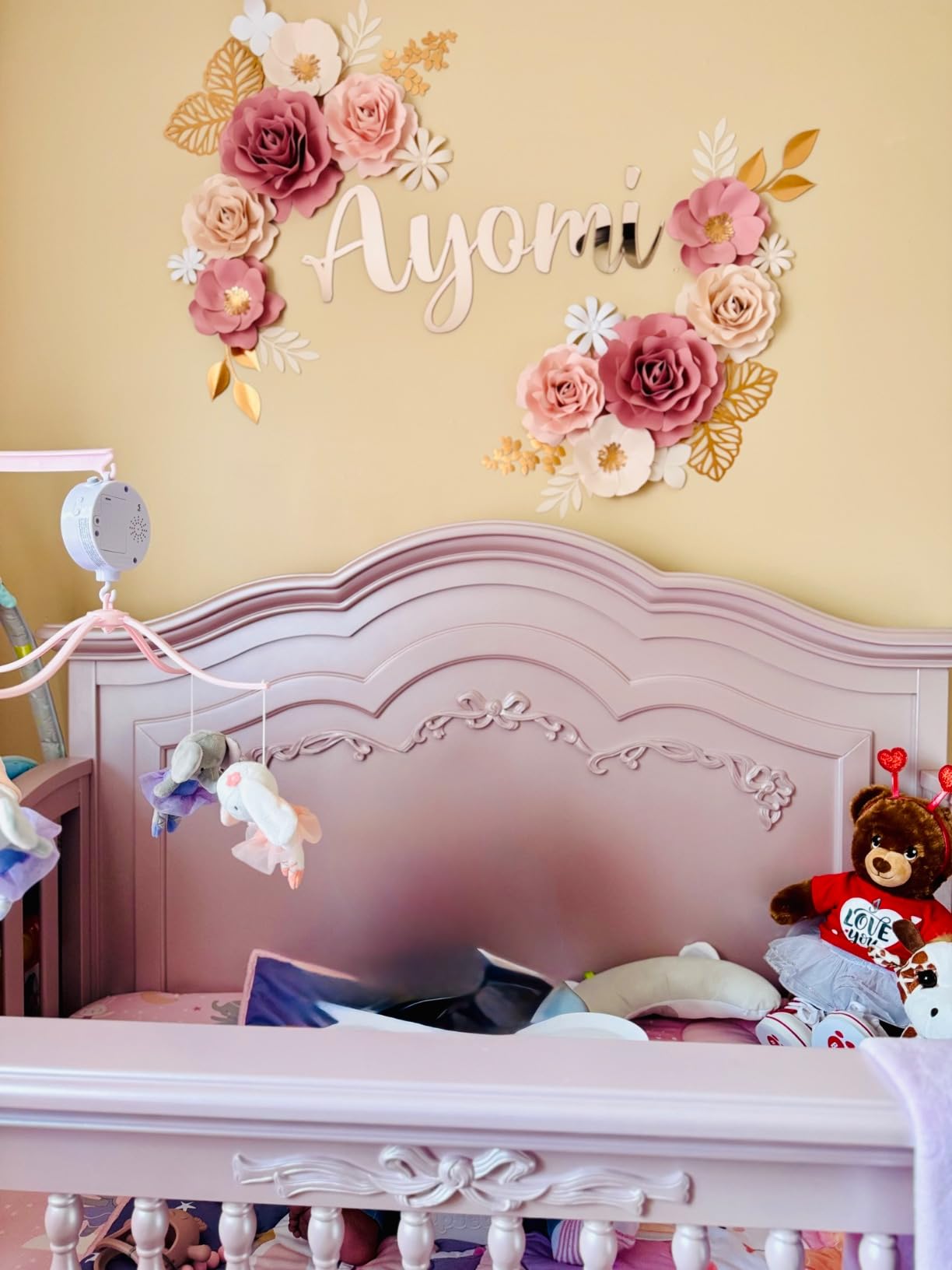 Evolur Aurora 5-in-1 Convertible Full Size Baby Crib, Blush Pink customer photo 2