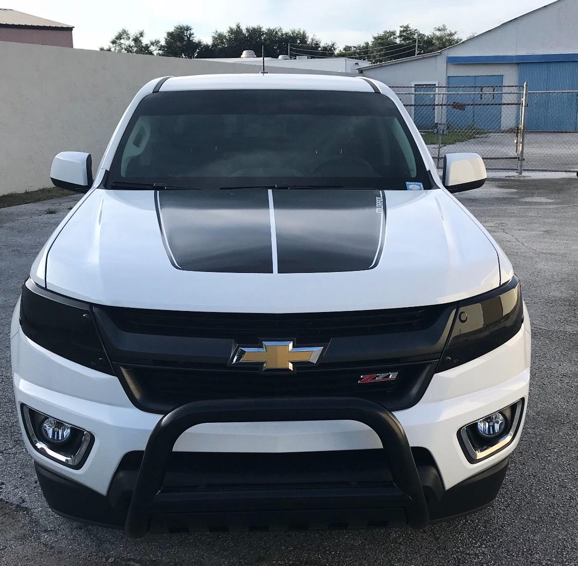 TAC Bull Bar Custom Fit 2015-2022 Chevy Colorado (Exclude ZR2) / 2015-2022 GMC Canyon Pickup Truck 3 inches Black Front Brush Bumper Guard Grille Guard Push Guard Off Road Automotive Accessories customer photo 2