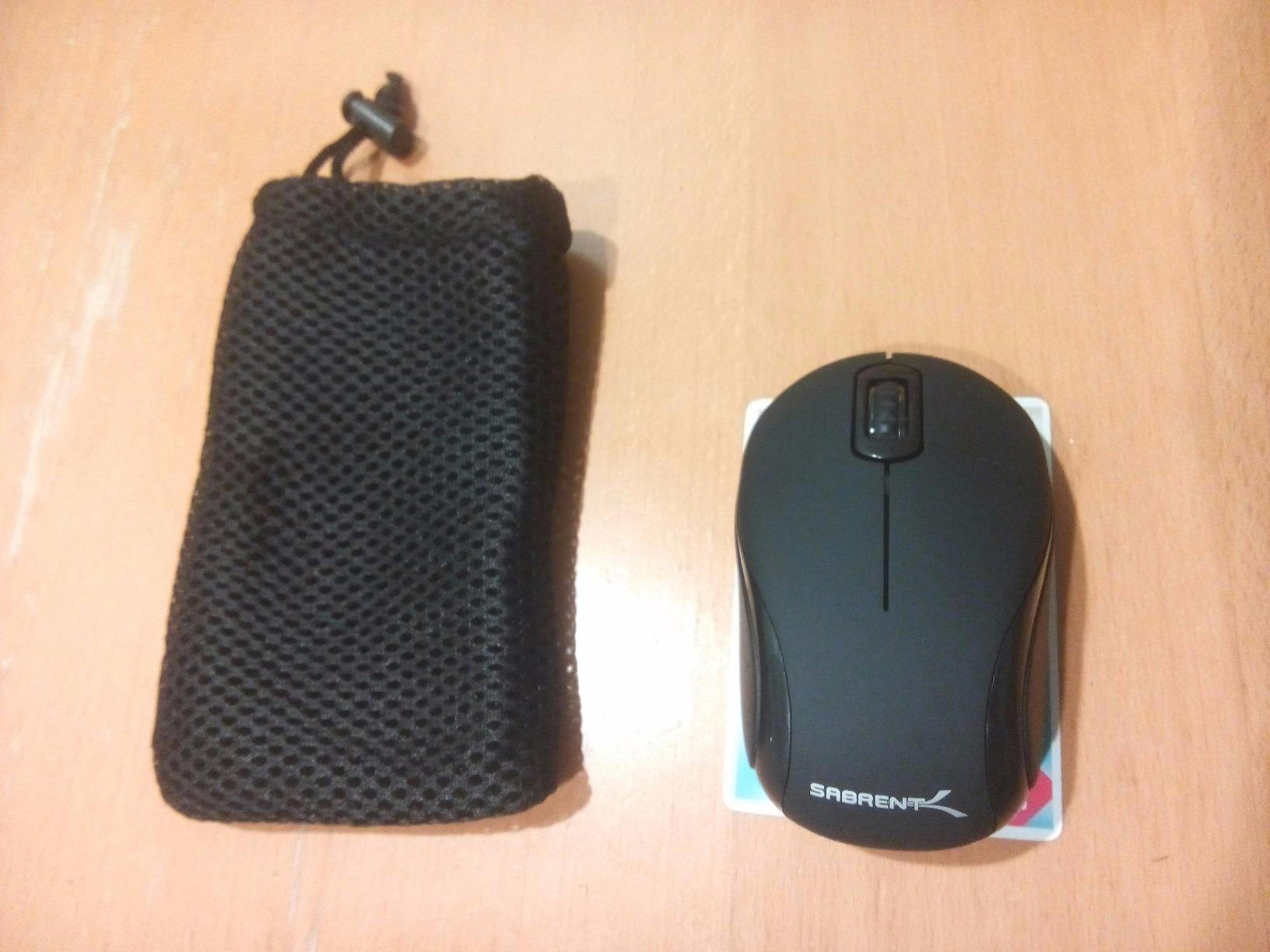SABRENT Mini Travel 2.4GHz Wireless Mouse with Nano Receiver (MS-WSML) customer photo 2