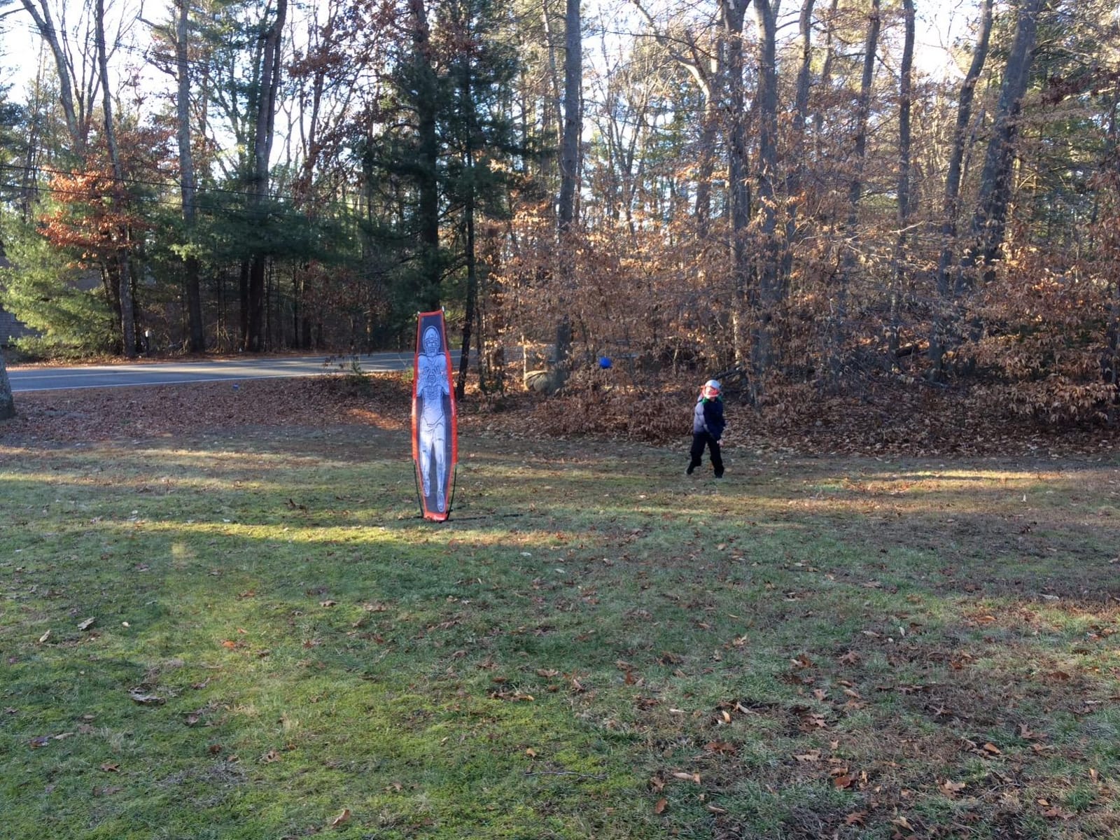GoSports XTRAMAN Football Net Passing Target - Quarterback Throwing Training - Dummy Defender customer photo 2