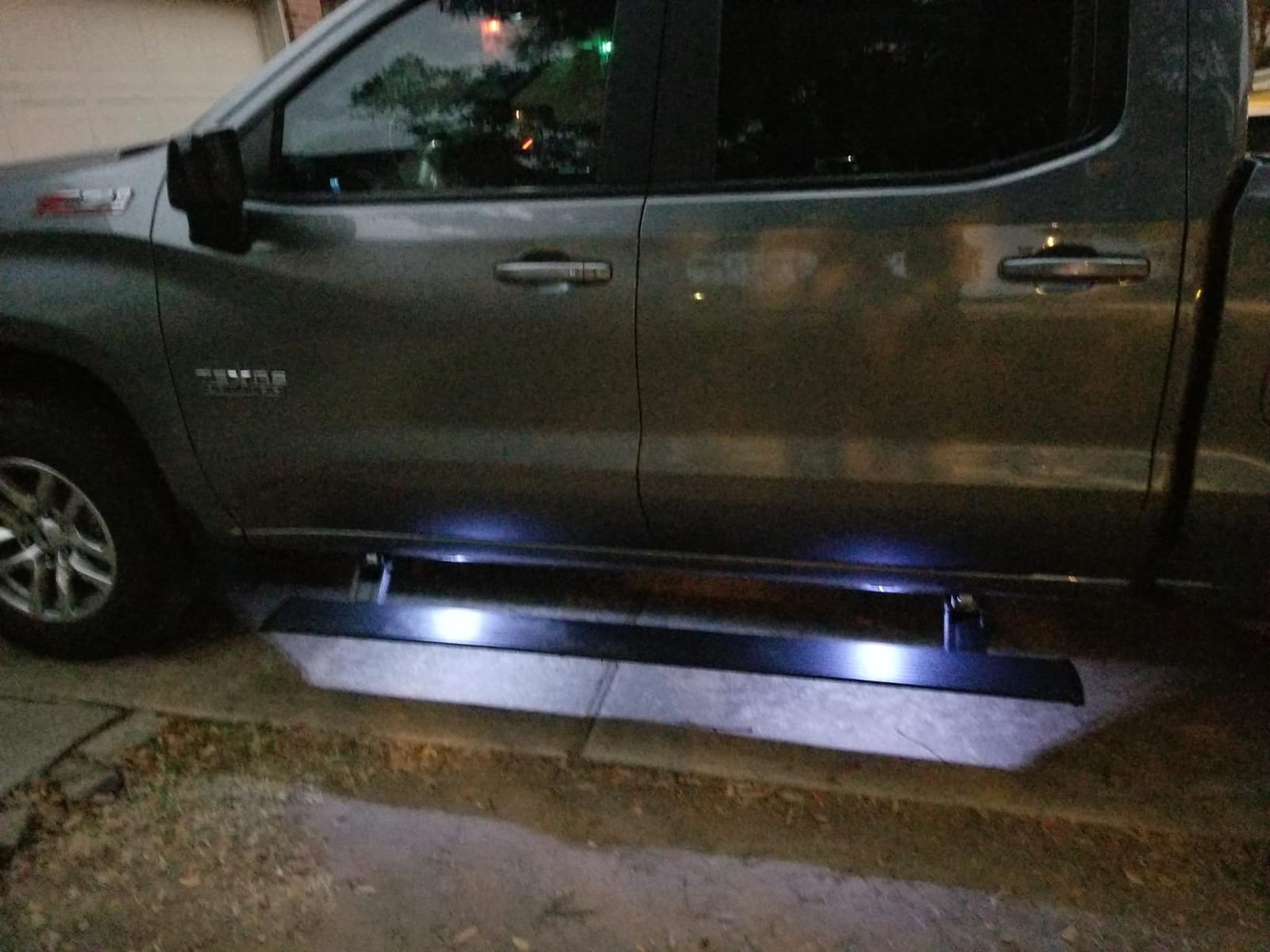 RealTruck AMP Research PowerStep Plug-N-Play Retractable Electric Truck Steps with LED Step Lights | Fits 2019 - 2021 Chevrolet Silverado & GMC Sierra 1500 | 76254-01A customer photo 2