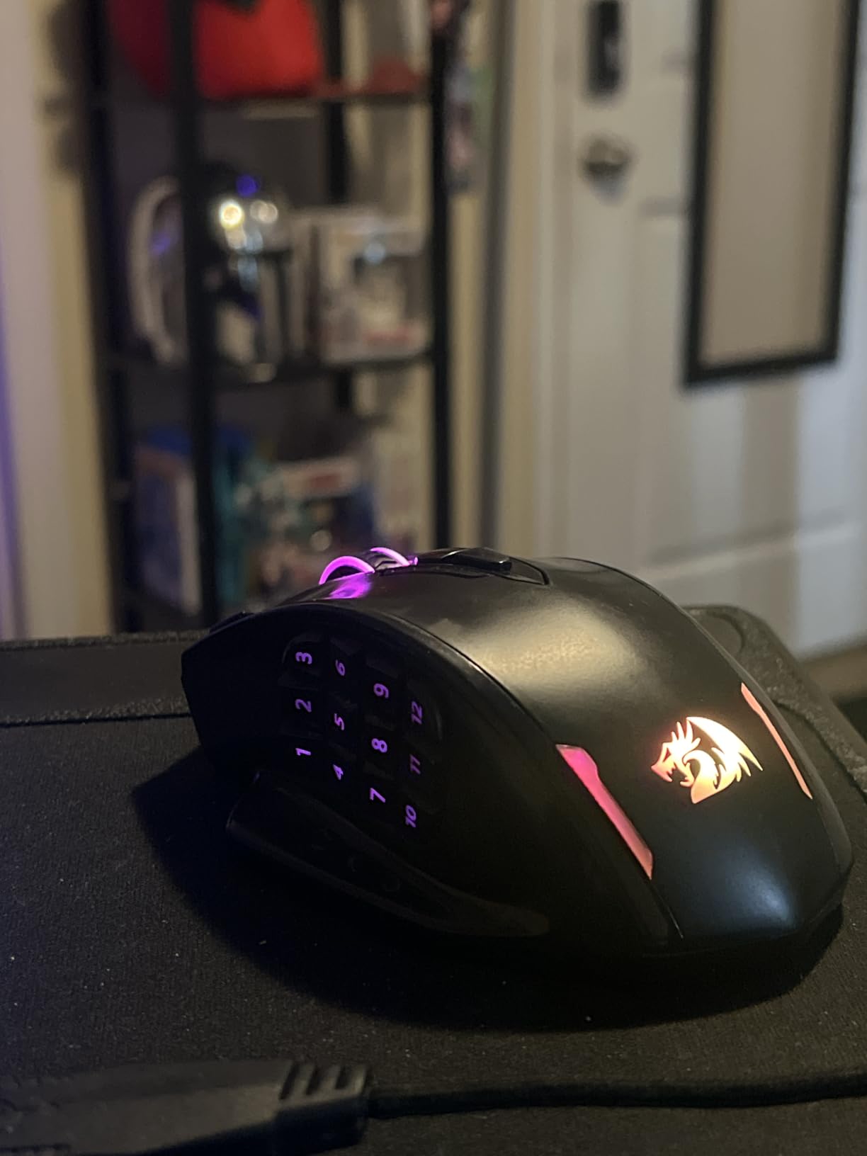 Redragon M908 Wired MMO RGB Gaming Mouse 12400 DPI Remapping Keys customer photo 2