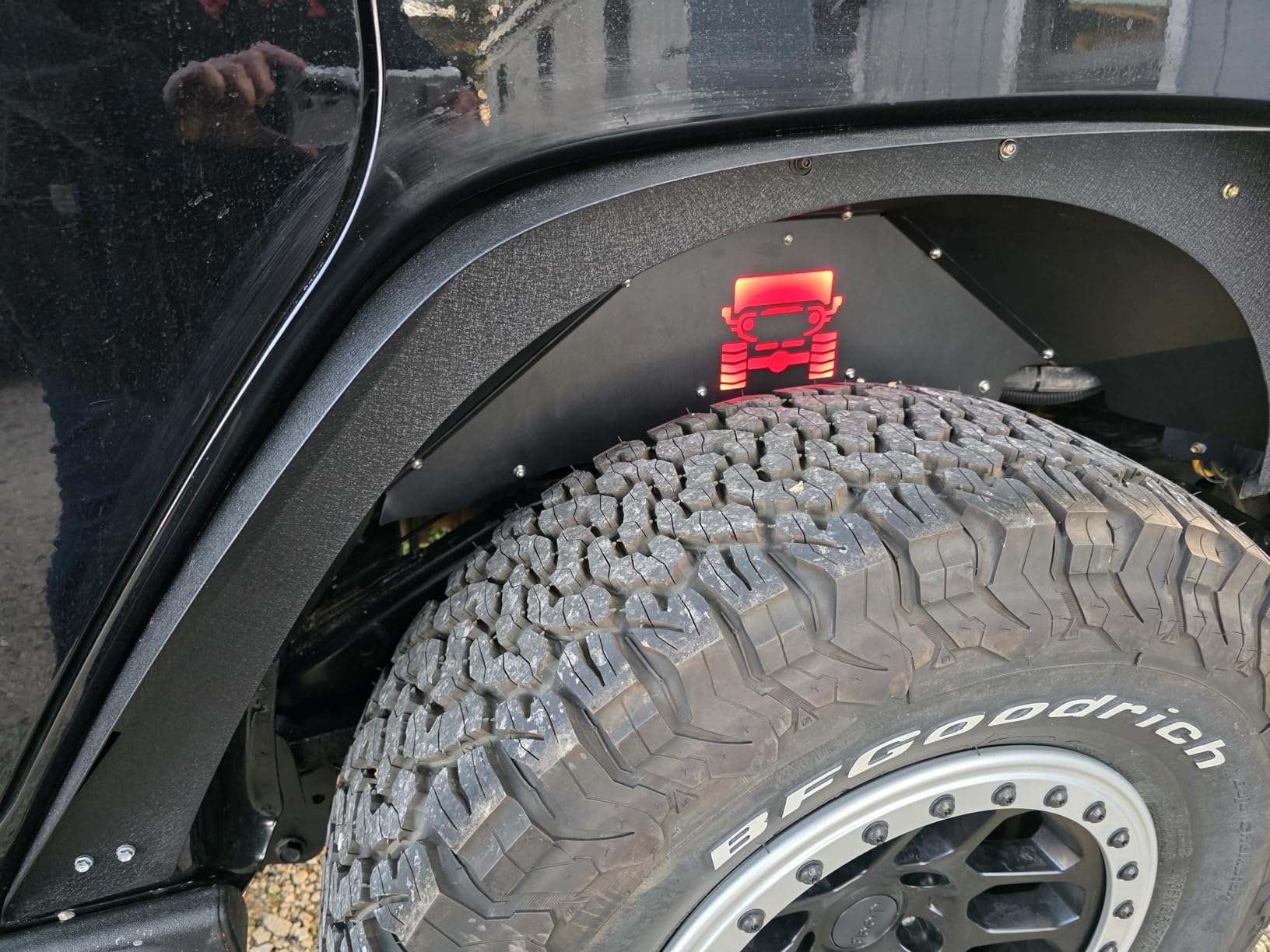OEDRO Front & Rear Fender Flares Compatible with 2007-2018 Jeep Wrangler JK customer photo 1