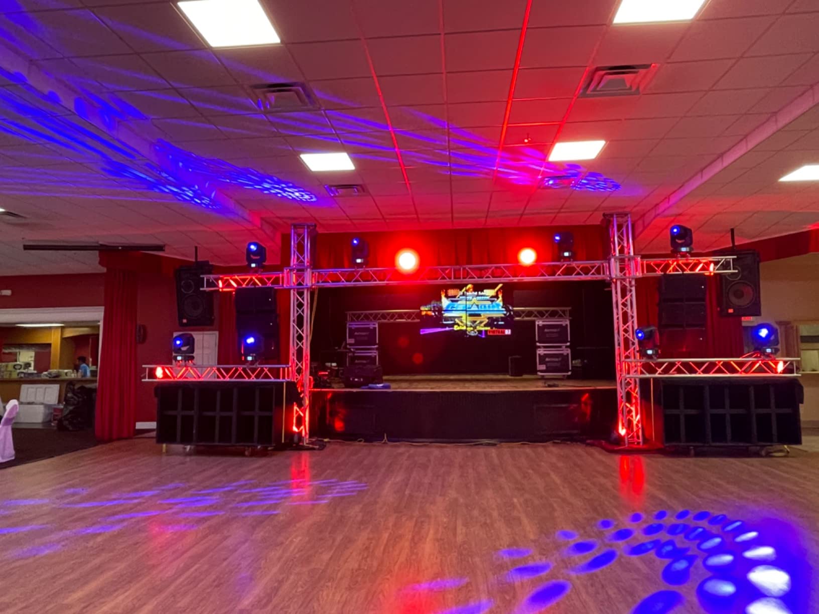 Betopper DJ Lights, 54 x 3W RGB LED Stage Par Lights, DMX/Sound(LPC007, 4P) customer photo 1
