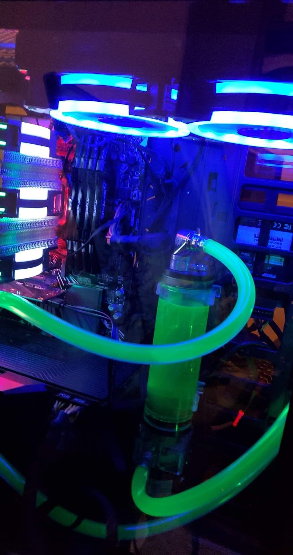 DIY 240mm Water Cooling Kit, DIY 240mm Cooler CPU/GPU Block Pump Reservoir with LED Fan Heat Sink Computer Water Cooling Connectors Kit, Liquid CPU Cooler Kit customer photo 2