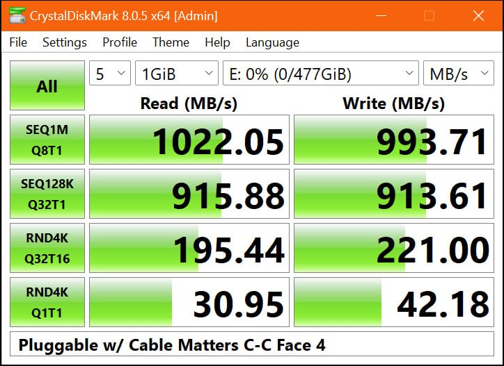 Plugable M.2 NVMe SSD Enclosure; Tool-Free & Driverless customer photo 2