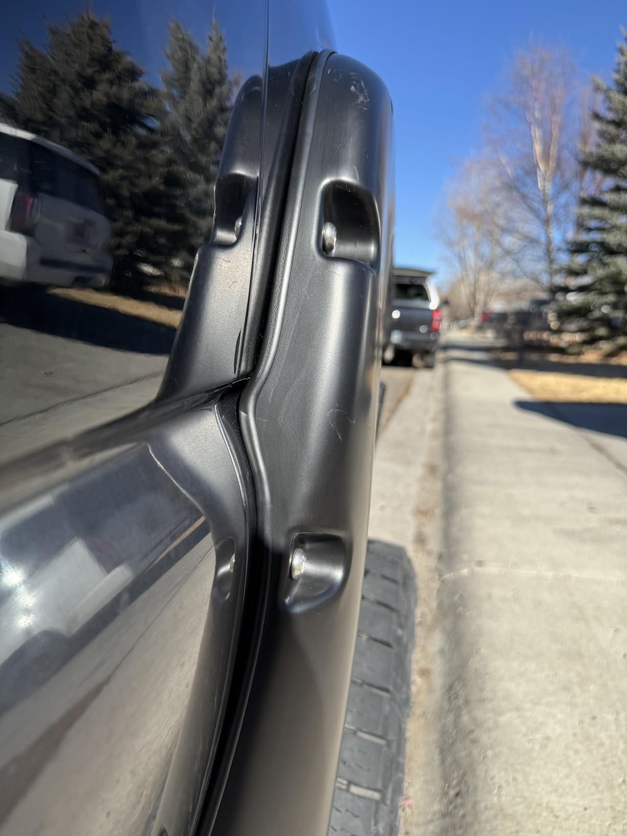 Tyger Auto Fender Flares Compatible with 1999-2006 Chevy Silverdo GMC Sierra 1500 2500 3500HD (Incl. 2007 Classic) Fleetside, Rough Textured Bolt-Riveted Style 4pc | TG-FF8C4057 customer photo 1