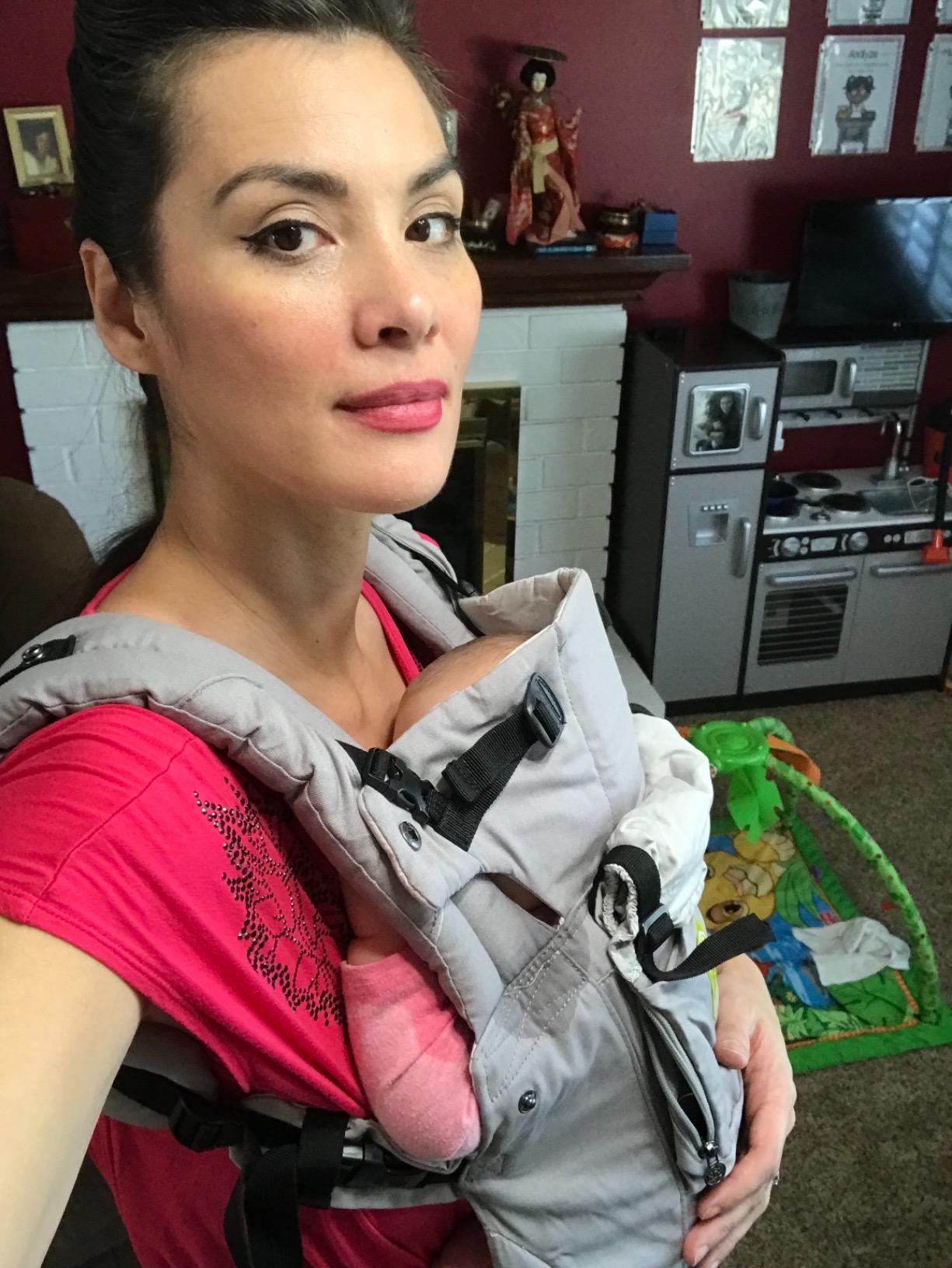 LÍLLÉbaby Complete All Seasons Ergonomic 6-in-1 Baby Carrier Infant to Toddler with Lumbar Support (7-45 Pounds), 360 Degree Baby Wearing & Multi-Position, Inward & Outward Facing (Etch) customer photo 2