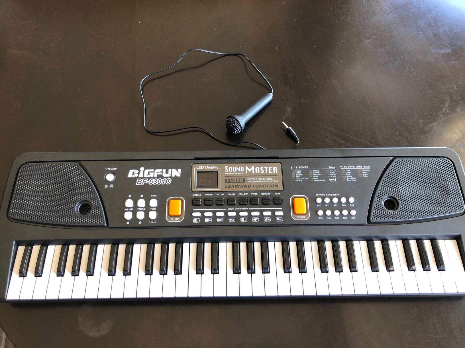 Electronic Keyboard 61 Keys, Piano for Kids with Microphone for Beginners customer photo 2