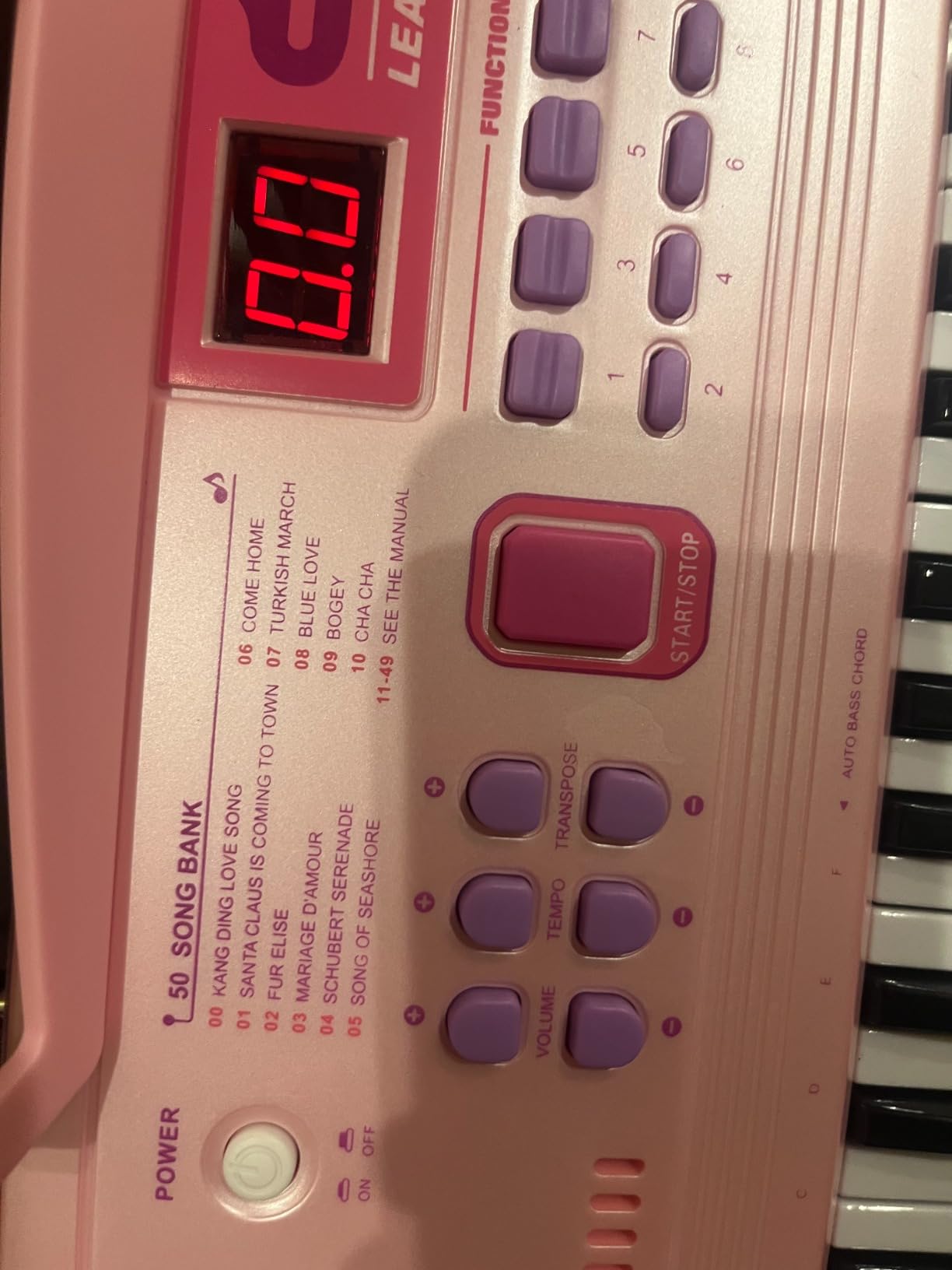 Kids Piano Keyboard, 61 Key Portable Electronic Piano with Teaching Mode customer photo 1