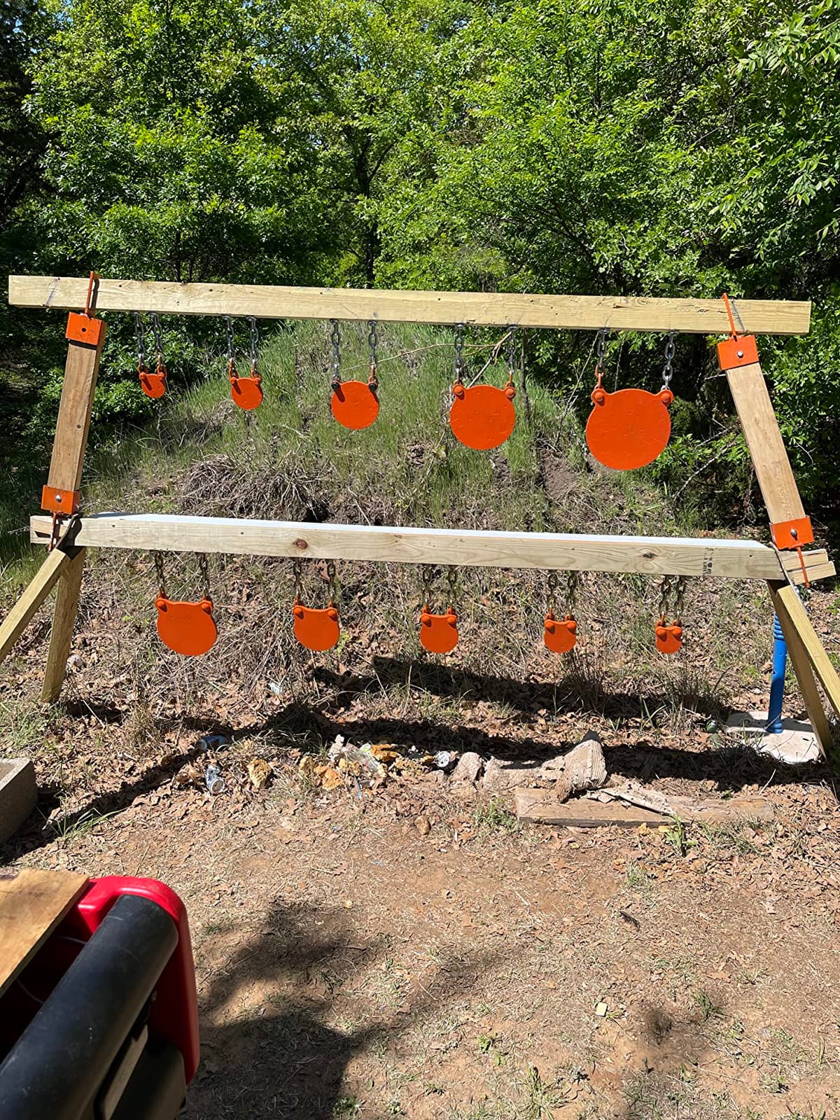 AR500 Steel Gong Shooting Targets 5-Pack (3