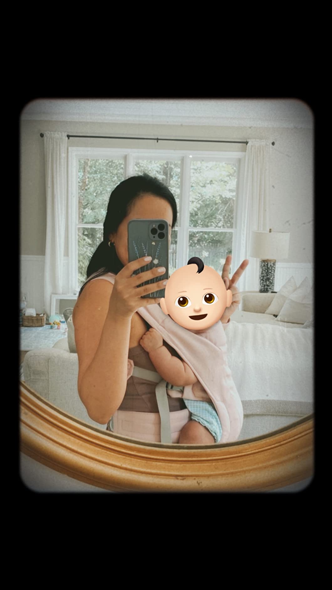 Ergobaby Embrace Newborn Baby Carrier for Infants 0-12 Months (7-25 lbs) - Ergonomic 2-Position Infant Carrier with Head and Neck Support, Hip-Healthy Positioning - Heather Grey customer photo 1